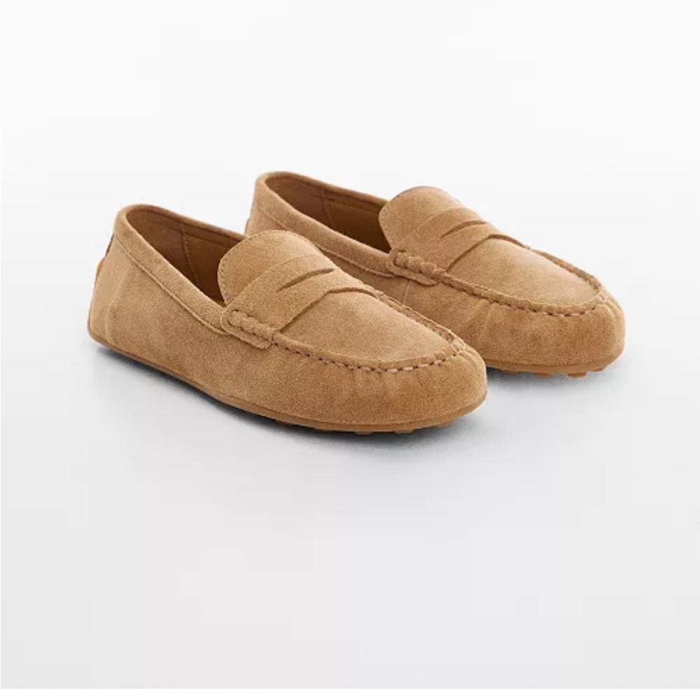 Women’s Mango Suede Moccasins - New in box, Size 9